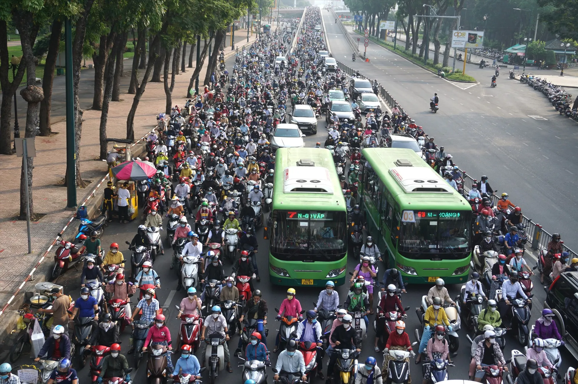 Hậu quả do ùn tắc giao thông  
